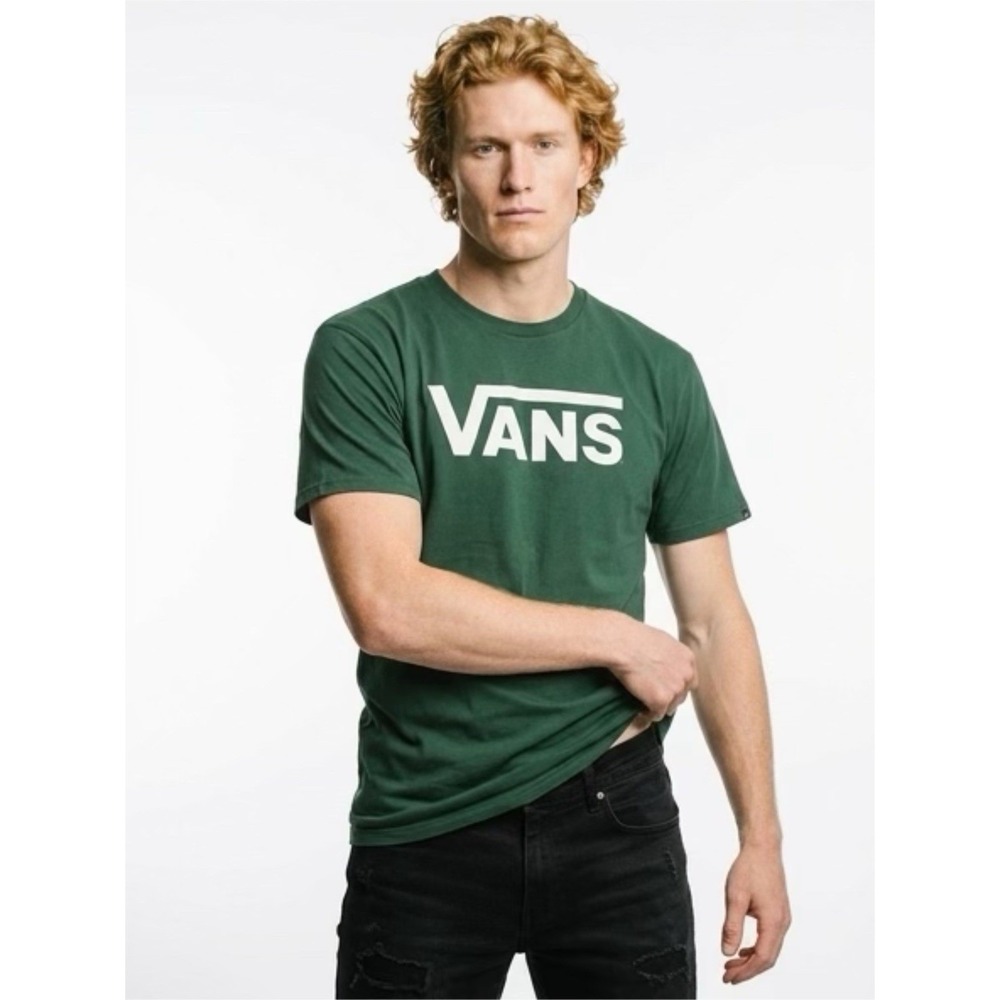 Vans Tshirt Men's Green Size Small
